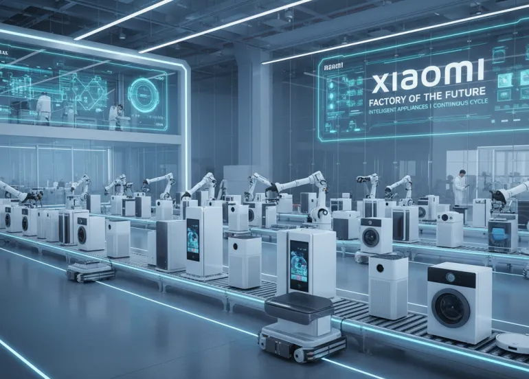 Xiaomi svela la fabbrica del futuro: elettrodomestici intelligenti a ciclo continuo