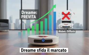 Dreame sfida il mercato dei robot aspirapolvere: Crescita prevista nonostante le difficoltà di iRobot