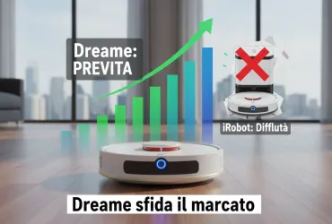 Dreame sfida il mercato dei robot aspirapolvere: Crescita prevista nonostante le difficoltà di iRobot