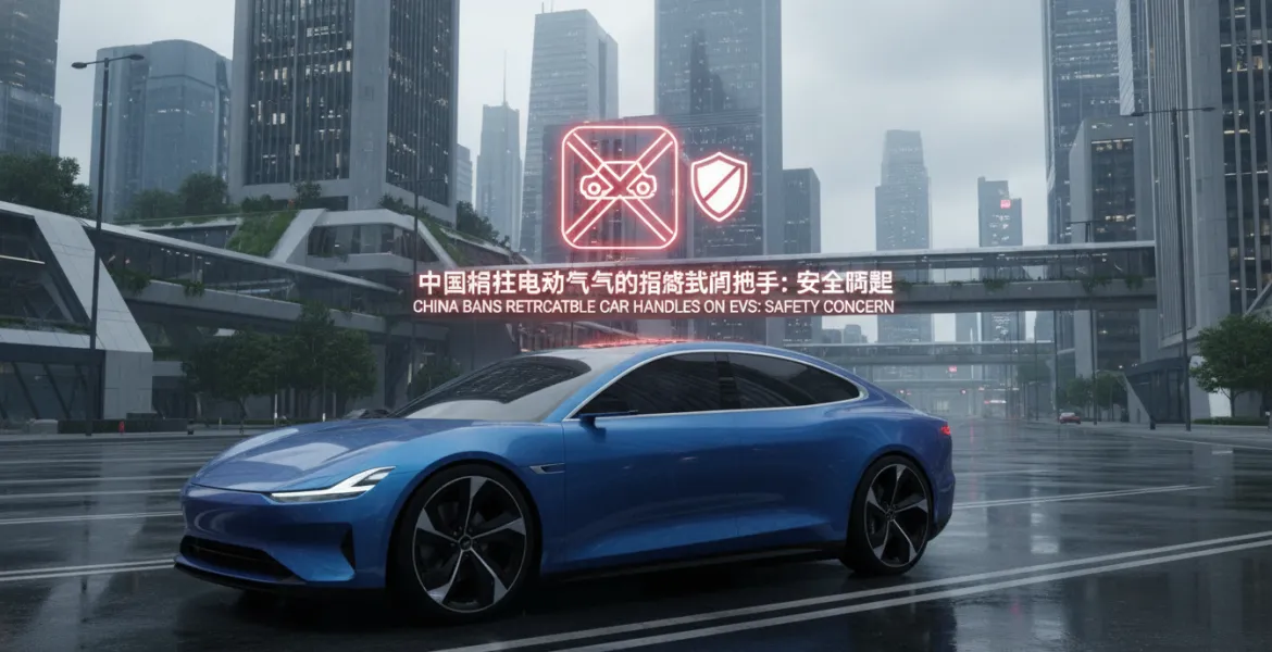 Cina vieta le maniglie a scomparsa sulle auto elettriche: una questione di sicurezza