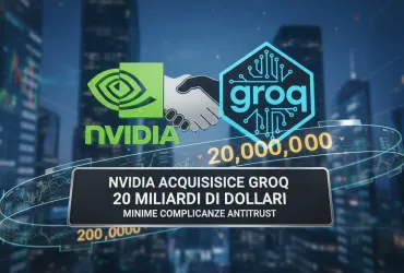 Nvidia Acquisisce Groq: Un affare da 20 miliardi di dollari con Minime Complicanze Antitrust