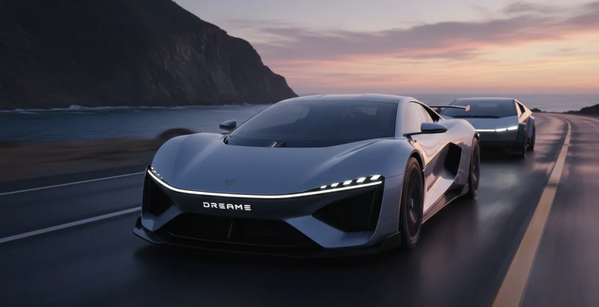 Dreame sfida Tesla: in arrivo un'auto elettrica sportiva da oltre 1000 CV