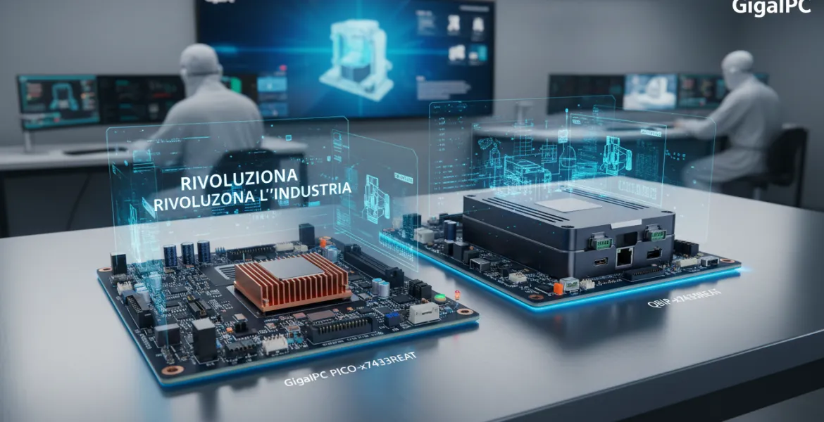 GigaIPC Rivoluziona l'Industria con le Schede Madri PICO-x7433REAT e QBiP-x7433REAT