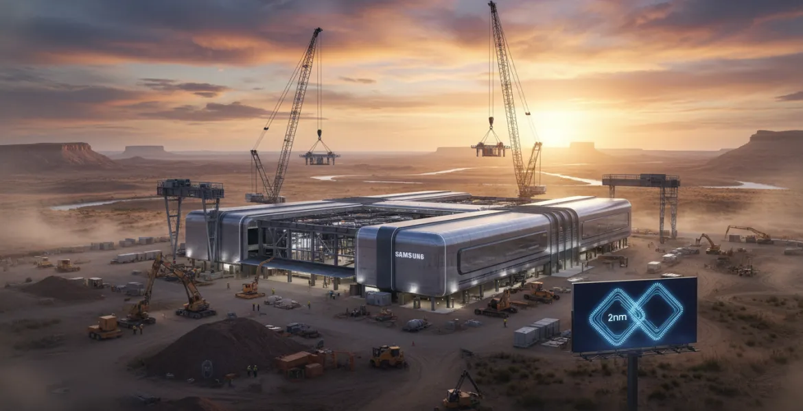 Samsung sfida TSMC: produzione di chip a 2nm in Texas entro il 2026