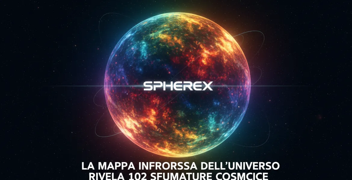 SPHEREx: La mappa infrarossa dell'universo rivela 102 sfumature cosmiche