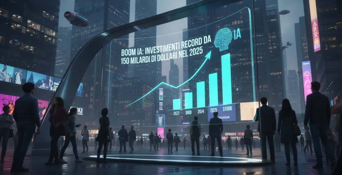 Boom IA: Investimenti record da 150 miliardi di dollari nel 2025