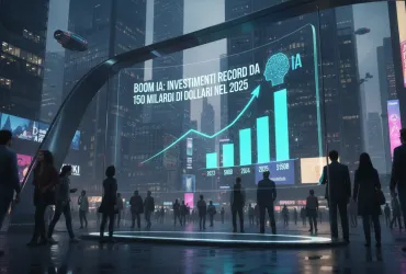 Boom IA: Investimenti record da 150 miliardi di dollari nel 2025