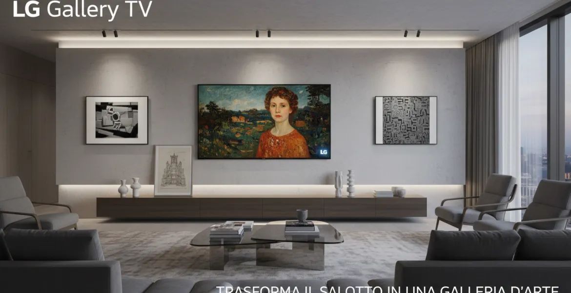 LG Gallery TV: il televisore che trasforma il salotto in una galleria d'arte