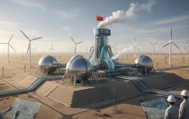 La Cina rivoluziona l'accumulo di energia: la 'Super Banca dell'Aria' nel deserto del Gobi