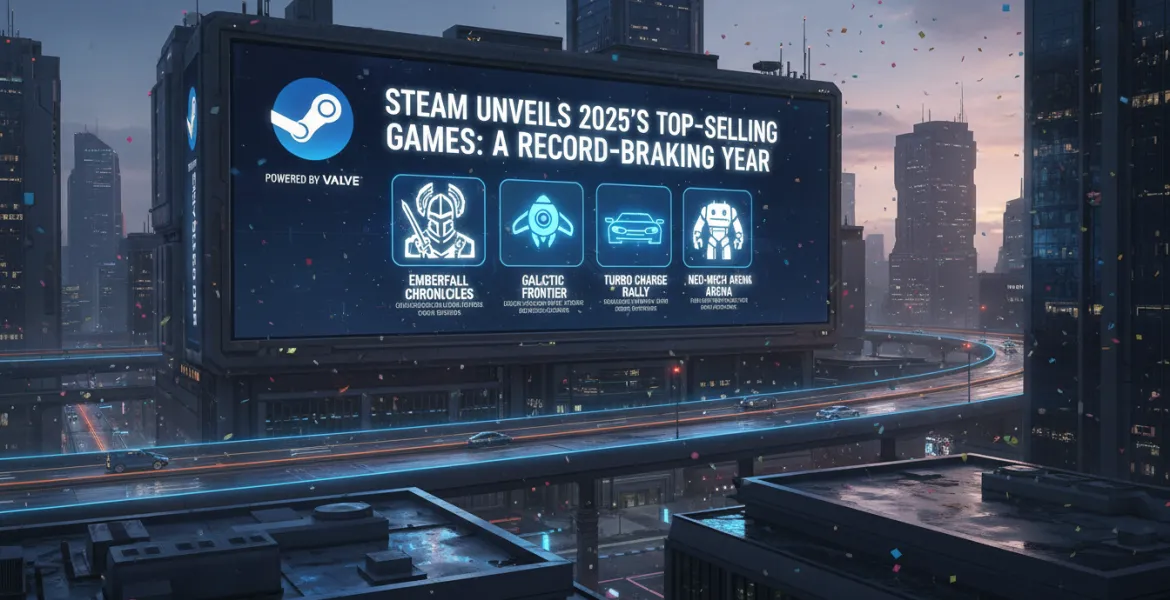 Steam svela i giochi di maggior successo del 2025: un anno da record
