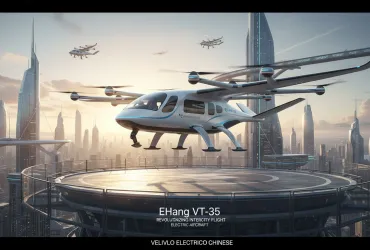 EHang VT-35: L'aeromobile elettrico cinese pronto a rivoluzionare i voli intercity