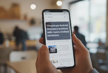 Chrome per Android rivoluziona la lettura web: nuova modalità immersiva