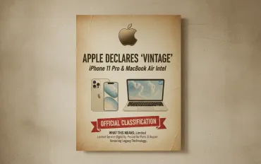 Apple dichiara 'vintage' iPhone 11 Pro e MacBook Air Intel: cosa significa