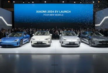 Xiaomi pronta a lanciare quattro nuove auto elettriche nel 2024