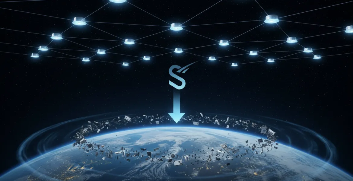 Starlink rivoluziona la sicurezza orbitale: abbassa l'orbita dei suoi satelliti