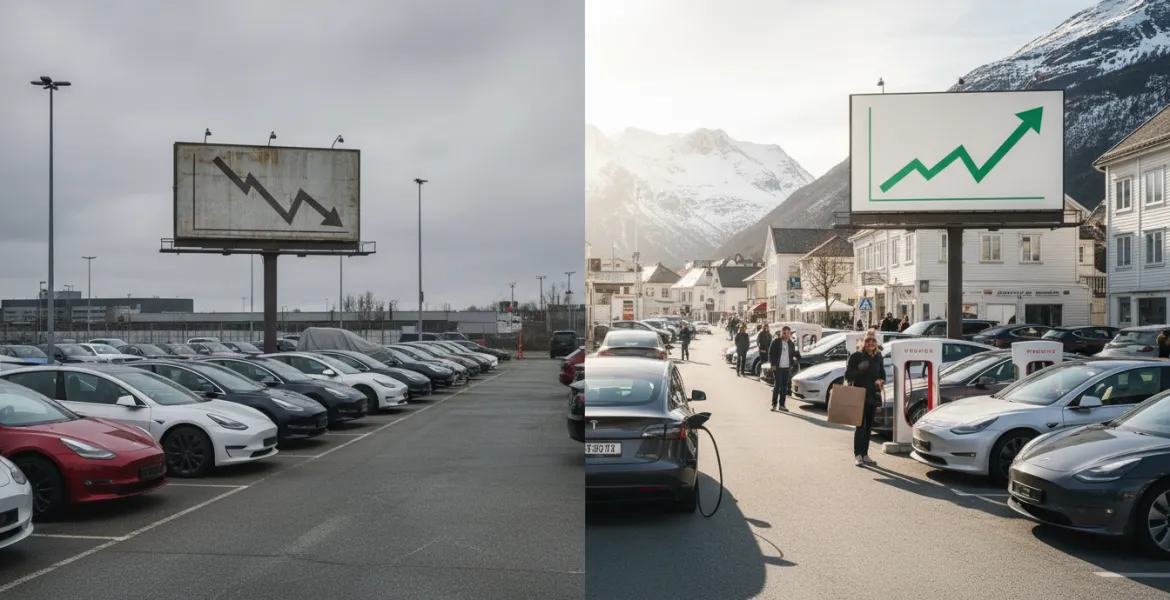 Tesla in crisi: vendite in picchiata in Europa, tranne che in Norvegia