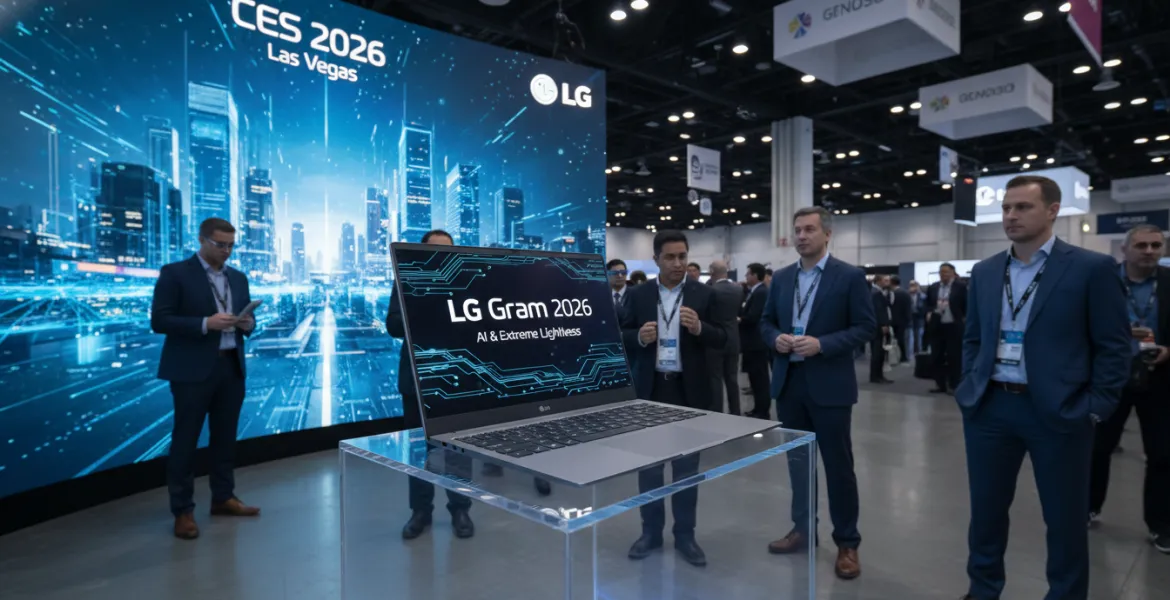 LG Gram 2026: Intelligenza artificiale e leggerezza estrema al CES 2026