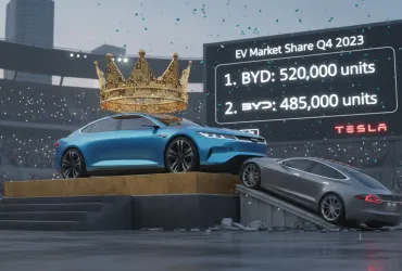 Tesla detronizzata: BYD conquista la vetta nel mercato degli EV