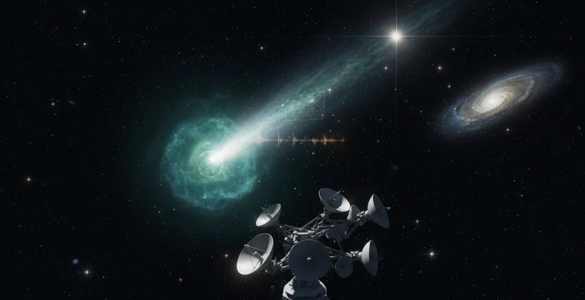 Cometa interstellare 3I/ATLAS: alla ricerca di segnali alieni