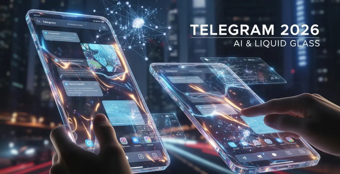 Telegram rivoluziona il 2026 con IA e nuovo design 'Liquid Glass'