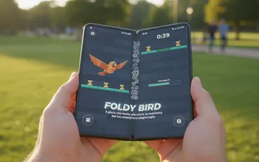 Foldy Bird: Il gioco che mette alla prova la resistenza del tuo smartphone pieghevole