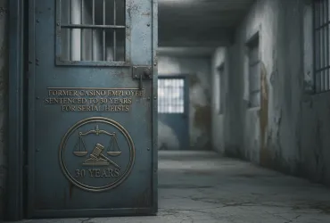 Ex-impiegato di casinò condannato a 30 anni per furti seriali