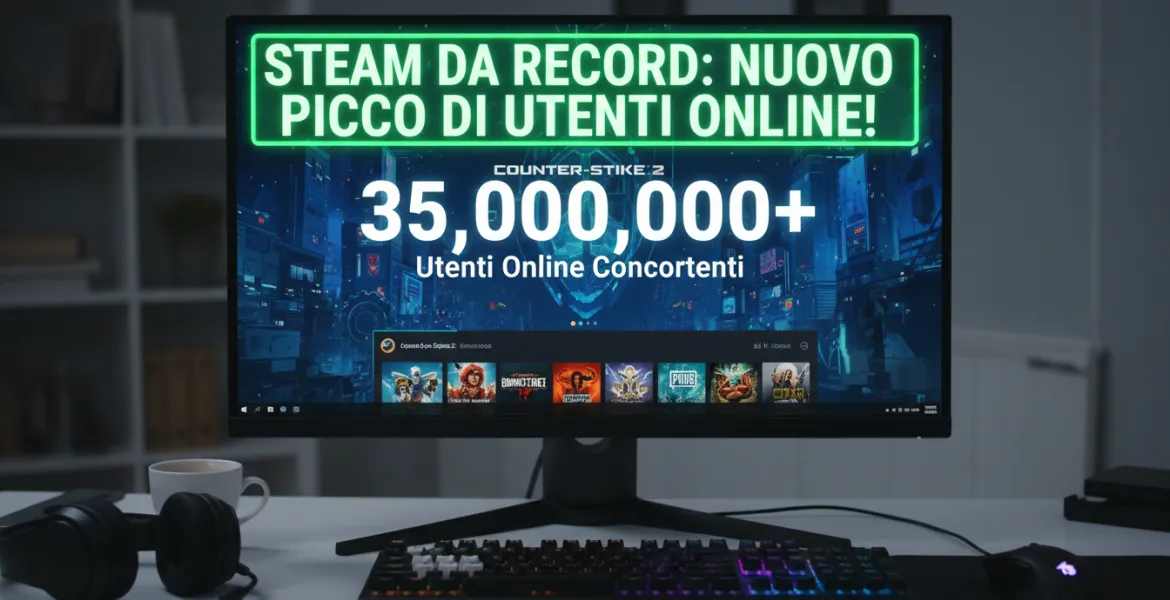 Steam da record: Nuovo picco di utenti online