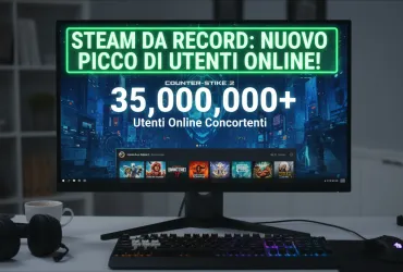 Steam da record: Nuovo picco di utenti online