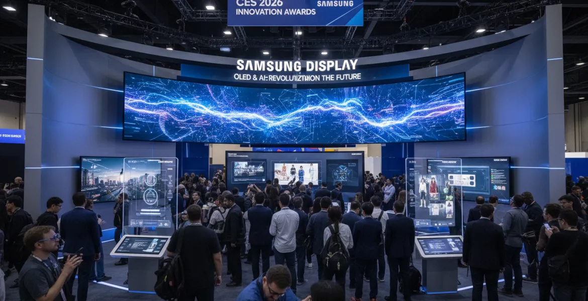 Samsung Display rivoluziona il CES 2026 con OLED e IA
