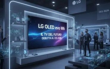 LG OLED evo W6: Il TV del futuro debutta al CES 2026