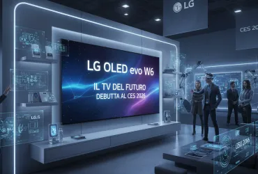 LG OLED evo W6: Il TV del futuro debutta al CES 2026