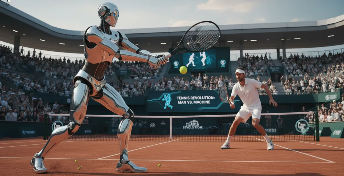 Rivoluzione nel tennis? Robot umanoide sfida l'uomo sul campo