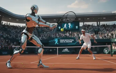 Rivoluzione nel tennis? Robot umanoide sfida l'uomo sul campo