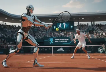 Rivoluzione nel tennis? Robot umanoide sfida l'uomo sul campo