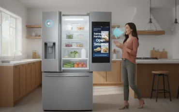 Samsung Family Hub: il frigorifero si apre con la voce