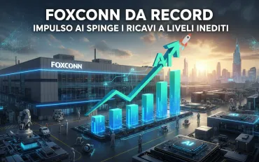 Foxconn da record: Impulso AI spinge i ricavi a livelli inediti