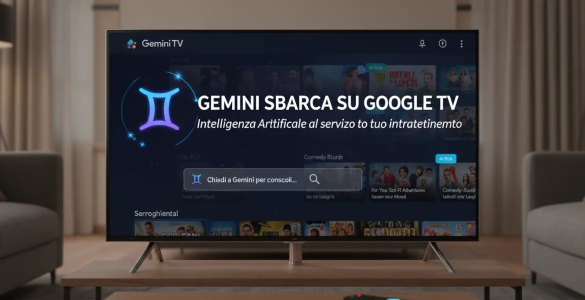 Gemini sbarca su Google TV: Intelligenza Artificiale al servizio del tuo intrattenimento