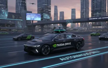 Nvidia punta sui robotaxi: auto a guida autonoma di livello 4 entro il 2027