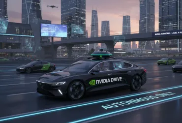 Nvidia punta sui robotaxi: auto a guida autonoma di livello 4 entro il 2027