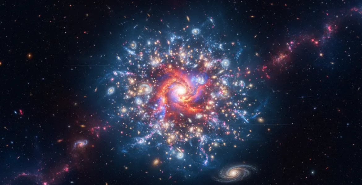 Scoperta shock: Ammasso galattico giovane con temperatura inimmaginabile sfidano le teorie cosmologiche