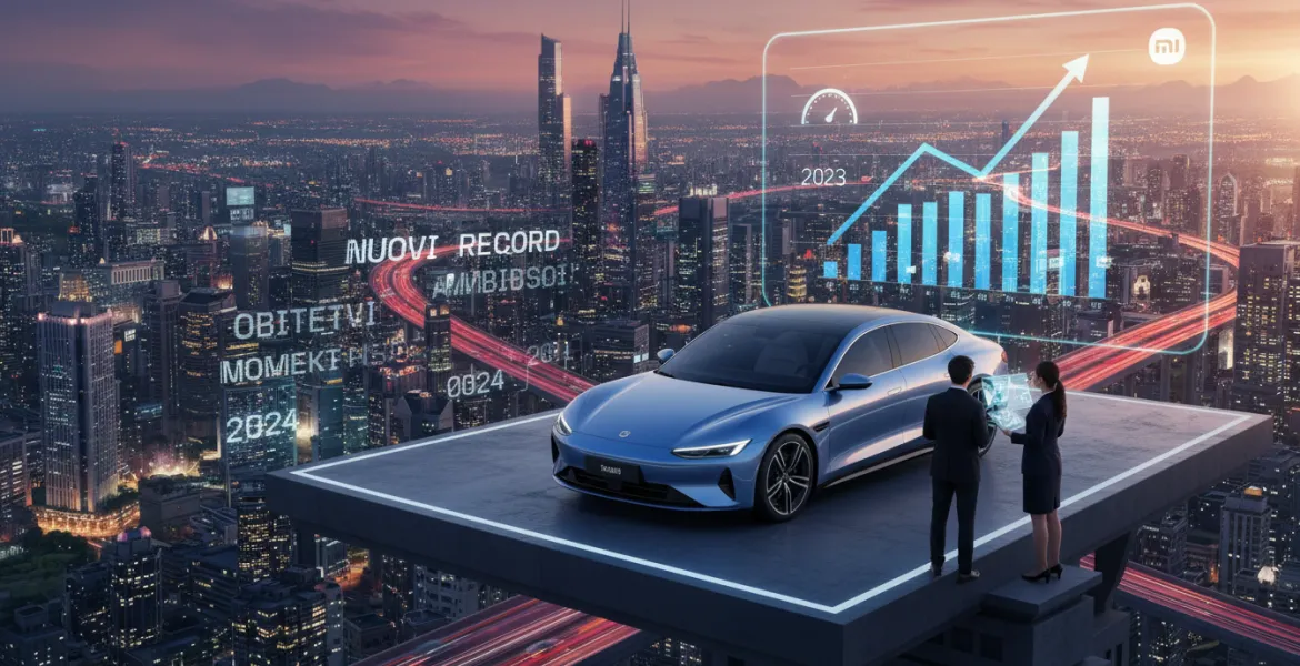 Xiaomi raggiunge nuovi record nel mercato auto elettriche: Obiettivi ambiziosi per il 2024