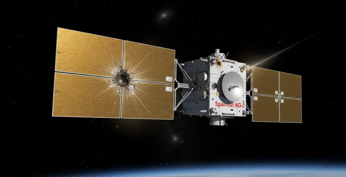 SpainSat NG-2: Nuovo satellite spagnolo danneggiato da una particella cosmica