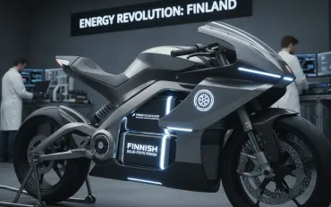 Rivoluzione energetica: Batterie allo stato solido dalla finlandia per moto elettriche da sogno
