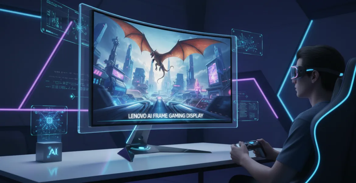 Lenovo rivoluziona il gaming con AI Frame Gaming Display