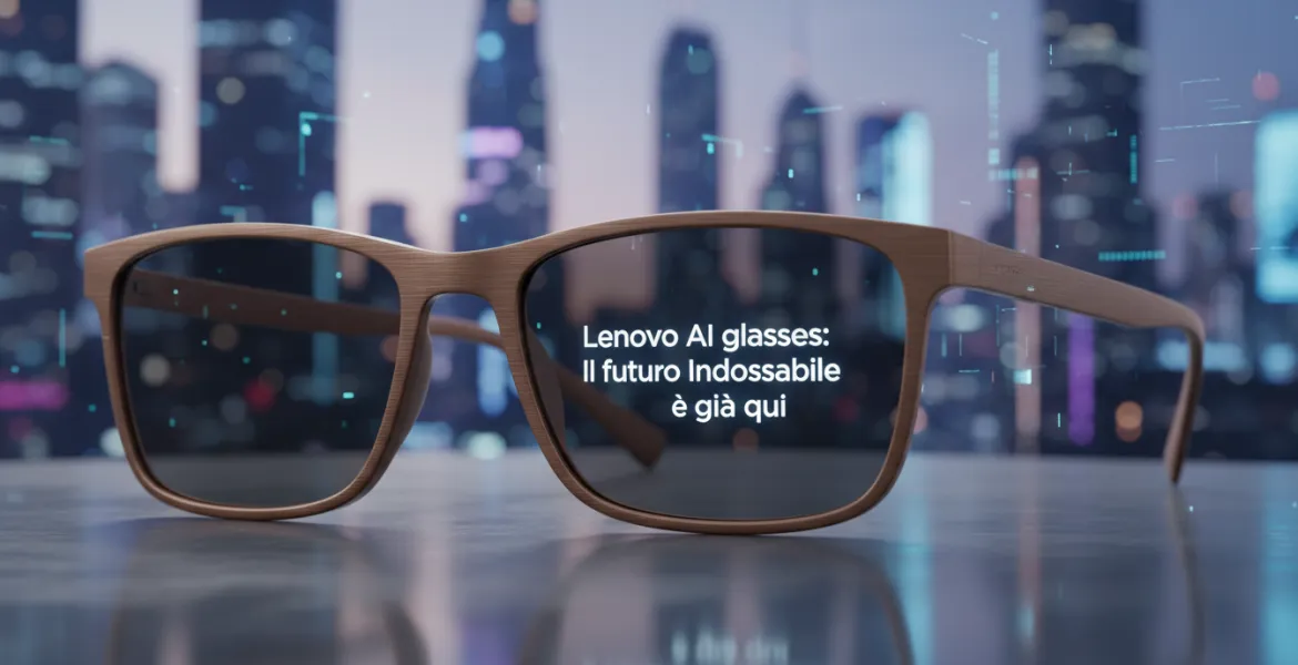 Lenovo AI glasses: Il futuro Indossabile è già qui