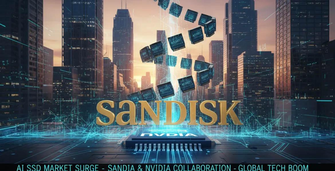 Boom di Sandisk: Nvidia scatena l'effetto AI sul mercato degli SSD