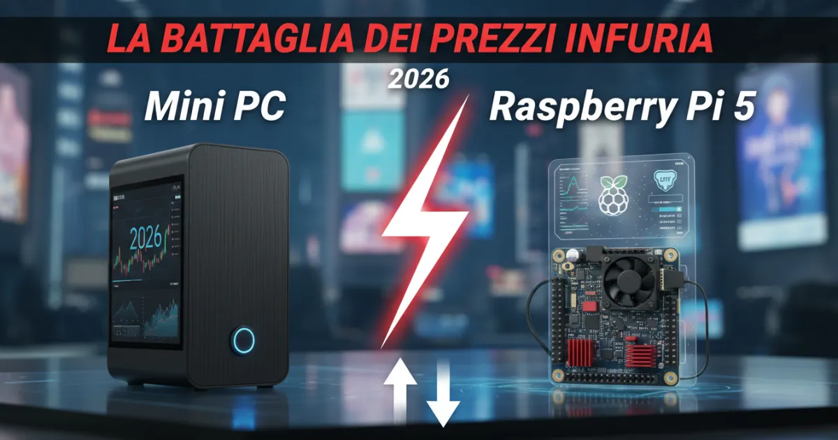 Mini PC vs Raspberry Pi 5: Prezzi e confronto nel 2026