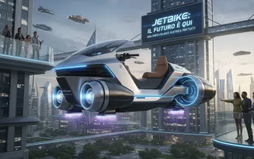 JetBike: Il futuro è qui, una moto volante elettrica per tutti