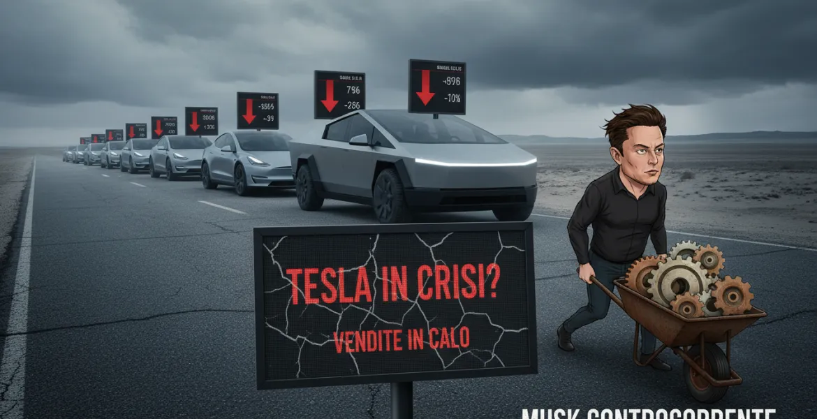Tesla in Crisi? Vendite in calo e Musk controcorrente