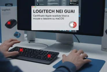 Logitech nei guai: certificato Apple scaduto blocca mouse e tastiere su macOS